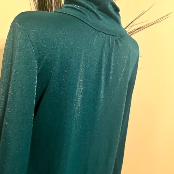 NWT New Directions women Medium long sleeve button down blouse - Picture 6 of 11